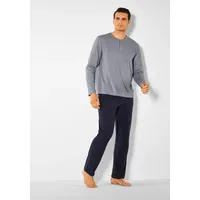 S.Oliver Pyjama S.OLIVER, Herren, Gr. 56/58 (XL), blau (blau,