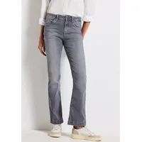 STREET ONE Bootcut-Jeans im 5-Pocket-Style grau 29