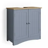 Vicco Waschbeckenunterschrank Bianco Grau 60 x 60 cm