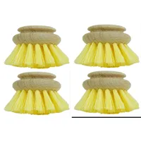 Novaliv 4X Ersatzbürste I Kunstfibre I groß I Wechselkopf