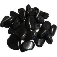 Aquagart Polierter Kiesel 200 kg Schwarz