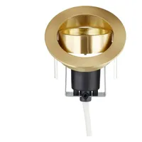 LINDBY Deckenleuchte Sunil, Metall, Gold / Messing IP20, 1