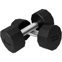 Sportnow Kurzhantel-Set 20 kg aus Metall für Krafttraining und