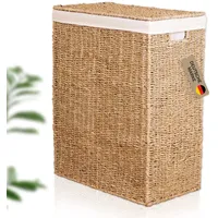 Lycce Nischenwäschekorb aus Seegras geflochten, in drei Größen