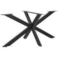 [en.casa] Tischgestell Oberau Stahl 98x58x43cm