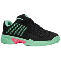 K-Swiss Damen Express Light 3 Clay Tennis Shoe, Black/Neon