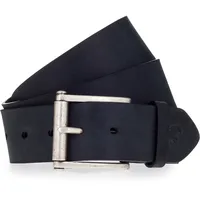 Mustang Gürtel aus Leder in schwarz mit Vintagecharakter-115