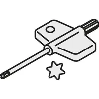 Pramet Torx-Schlüssel ISO FLAG T10P Bruttogewicht 8,2g PRAMET