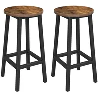 Begryf Dunkelbrauner Barhocker, 2er-Set, 32x32x65 cm, I Begryf