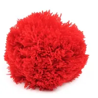 MaDDma Pompon 7cm rot 2 Stück
