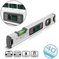 STAHLWERK Digitale Wasserwaage DW-400 ST aus Aluminium mit 400