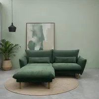 DOMO collection Ecksofa DOMO COLLECTION "Leuven kompakte Stellmaße, Breite