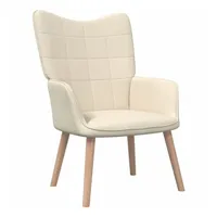 VidaXL Relaxsessel Creme Stoff 61 x 95 x 69