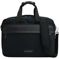 Tommy Hilfiger Herren Th Nylon Workbag Am0am13619 Computertasche, Black