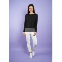 Seidel Moden Longshirt Schwarz 50