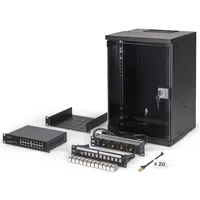 Digitus 10" Zoll Rack), Serverschrank, Schwarz
