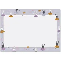 Sigel Schreibtischunterlage Bunny Ballerinas flieder Papier 42,0 x 29,7