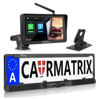 CARMATRIX Solar Rückfahrsystem mit Android Auto und CarPlay für
