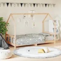 VidaXL Kinderbett 90x200 cm Massivholz Kiefer