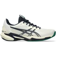 Asics Tennisschuhe Solution Speed FF 3 Clay/Sandplatz/Leichtigkeit cremeweiss/dunkelblau Herren