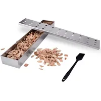 Luxuskollektion Räucherbox Edelstahl weiß