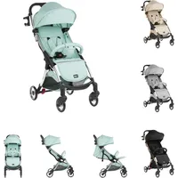 KIKKABOO Kinderwagen Buggy Cloe bis 22 kg Aluminiumrahmen faltbar