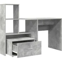 VidaXL Schreibtisch Betongrau