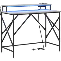 VidaXL Schreibtisch Grau Sonoma