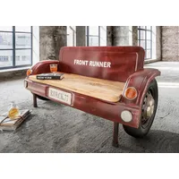 Wohnglücklich by infantil Unikat Autobank Frisco Vintage rot