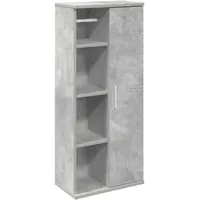 VidaXL Badezimmerschrank mit Rollenhalter 22 x 90 cm Grau