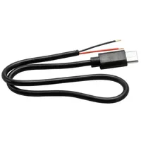 Omnitronic Kabel USB-C auf 2x offene Kabelenden 30cm
