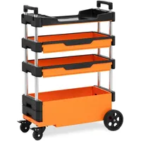 MSW Montagewagen - 2 Schubladen - höhenverstellbar