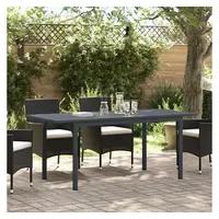 VidaXL Ausziehtisch 180 x 80 x 76 cm Anthrazit