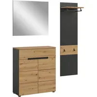 Xonox.home Canu Garderobenschrank 140x190x37 grau