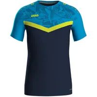 Jako T-Shirt Iconic marine/jako blau/neongelb 128