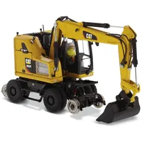 Diecast Masters Cat M323F Eisenbahn Radbagger Cat-gelb Modell von