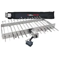 Grillpeter Mangal XXL Drehspießaufsatz 80 cm silber