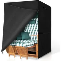 Siehe Bilder Strandkorb-Schutzhülle 135 x 105 x 175/140 cm