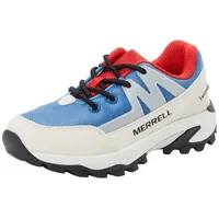 Merrell Moab Speed 2 FST Wp Sneaker, Blau/Rot, 35