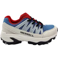Merrell Moab Speed 2 FST Wp Sneaker, Blau/Rot, 36