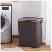 Hti-Living Wäschebehälter mit Deckel Aufbewahrungsbox