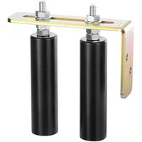 Vevor Schiebetor-Set 200x180x45mm, Laufrolle-Hardware-Set mit L-Halterung, universell verstellbare Schiebetorrollen,