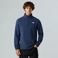 The North Face Glacier Fleece 1/4 Zip Jacket Blau