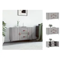 VidaXL Sideboard Grau Sonoma 100x36x60 cm Holzwerkstoff