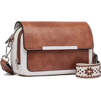 Luxuskollektion Damen Vegan Leder Umhängetasche Crossbody Schultertasche