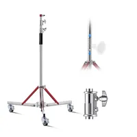 Vevor Studiostativ mit Rollen, max. Höhe 320 cm, Lampestativ,