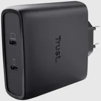Trust Maxo USB-C-GaN-Ladegerät 100 W mit 2 Anschlüssen,