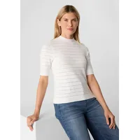 Comma, Strickpullover weiß, 46
