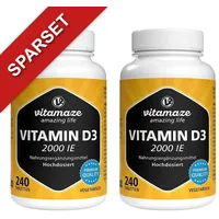 Vitamaze Vitamin D3 2.000 IE Tabletten vegetarisch
