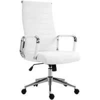 Svita Office Comfort Bürostuhl Drehstuhl Chefsessel Schreibtischstuhl Kunstleder Weiß